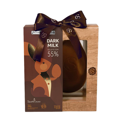 Ovo de Páscoa Bendito Cacao Dark Milk 55% Cacau 280g