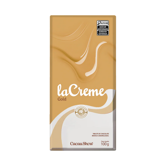 Tablete laCreme Gold de Chocolate Branco 100g